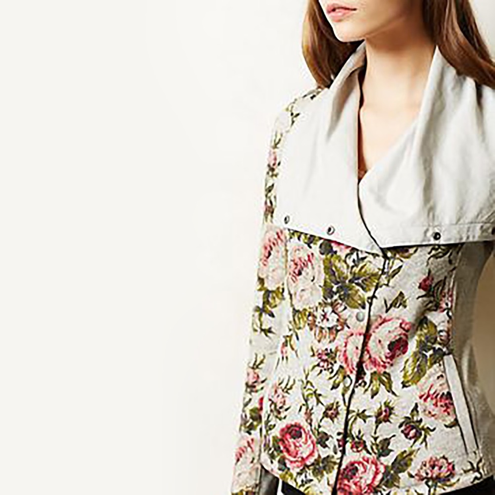 Anthropologie Saturday Sunday Floral Roses Jacket